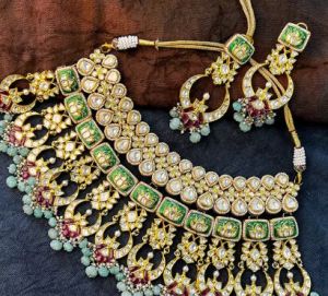 Ratangarh Special Padmapriya Polki Necklace