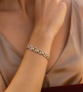 Statement Diamond Bracelet in 14K Rose Gold