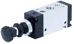 3/2 Way Push Pull Valve Spring Return / Detent