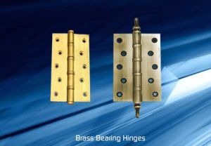 Brass Bearing Hinges, Color : Metallic
