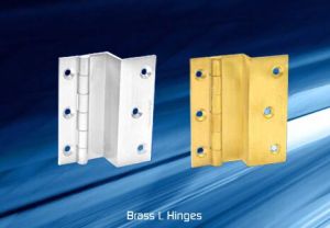 Solid Extruded Metal Brass L Hinges, Quality : High Quality