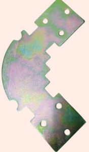 60mm Stainless Steel Flat Bracket