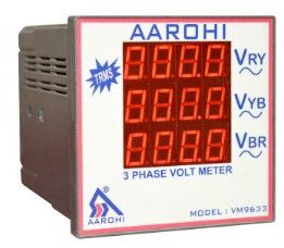 Digital AC Voltmeter, Dimension : 96mm X 96mm X 130 Mm
