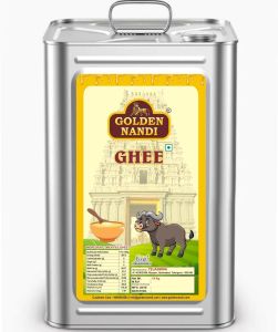 Golden Nandi Buffalo Ghee, Packaging Size : 15Kg for Cooking, Food