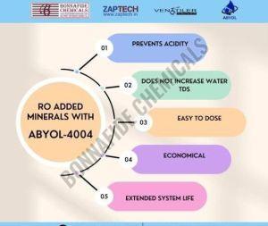 RO Added Minerals+ Alkaline Chemicals, Purity : 98%