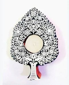 Handmade Tree Wooden Printed Block