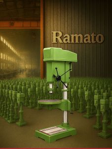 Steel Heavy Drilling Machine, Color : Green