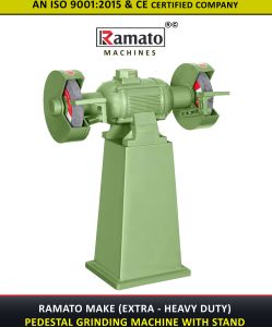 Ramato Extra Heavy Duty Pedestal Stand Bench Grinder
