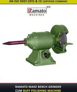 Ramato Heavy Duty Bench Grinder Cum Polisher