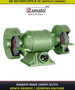 Ramato Heavy Duty Bench Grinder, Motor Power : 2 HP, Weight : 30
