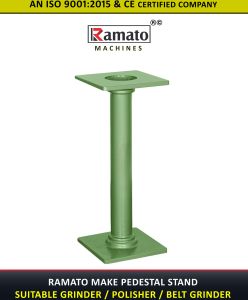 50kg Ramato CI Round 100mm Stand Pedestal Grinder