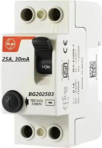 L&T Exora Double Pole RCCB