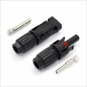 Plastic Solar MC4 Cable Connector, Color : Black