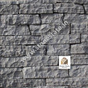 Monsoon Black Ledge Thin Stone Veneer