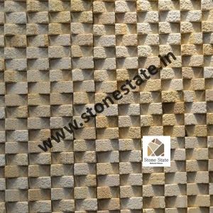 Stone Mosaic Wall Cladding Tiles, Color : Multi 30X30cm