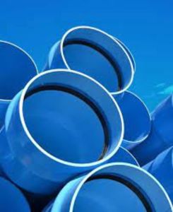 Plain 4 Inch Opvc Round Pipes, Color : Blue for Plumbing