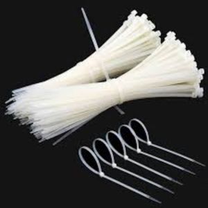 PVC Polished Cable Tie, Color : White, Brand Name : AR Industries