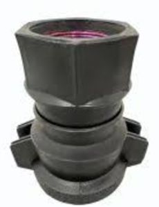 HDPE Sprinkler Pump Connector Nipple, Color : Black