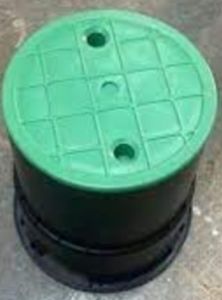 Coated PP Earthing Pit Cover, Color : Black & Green