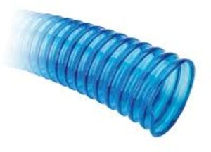 Nitrile Rubber Polished TPU Duct Hose, Color : White, Transperent