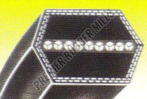Rubber Hexagonal V Belt, For Industrial, Certification : ISI Certified
