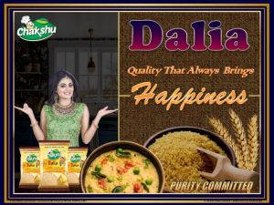 300 & 400 Gm Chakshu Wheat Dalia, Packaging Type : Brown