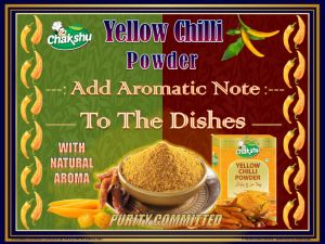 Yellow Chilli Powder Box