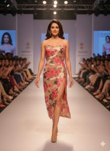 Heavy Zari Flower Brocade Fabric