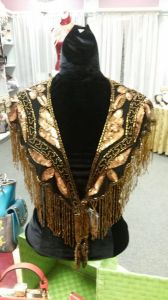 Capelet with Fringe Detailing