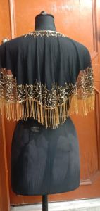 Ladies Beaded Top M, XL, Pattern : Plain