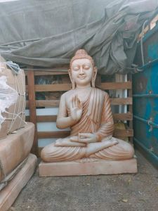 Polished Marble Stone Buddha Ji Statue