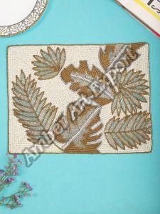 Coton Beaded Table Mat, Brand Name : Amber