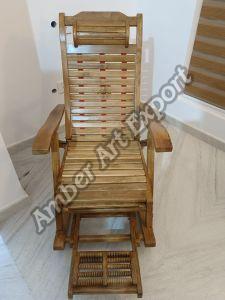 Polished Folding Rocking Chair, Brand Name : Amber