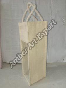 Jute Bottle Carry Bag, Brand Name : Amber for Promotion, Gift