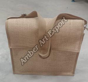 Jute Canvas Laptop Bag, Brand Name : Amber for Promotion, Gift