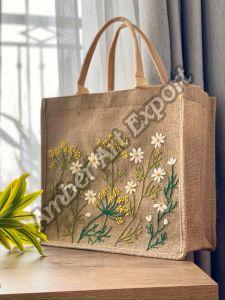 Jute Printed Shopping Bag