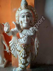 Krishna Marble Idol, Brand Name : Amber for Religious Purposes