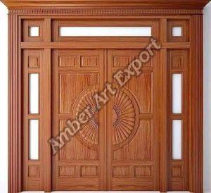Polished Wood Luxury Exterior Doors, Shape : Rectangular, Square