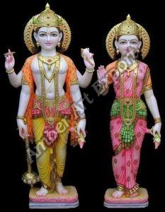 Marble Laxmi Narayan Statue, Brand Name : Amber
