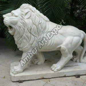 Marble Lion Statue, Color : Multicolors Multisizes