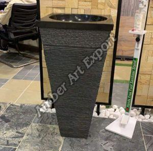 Polished Marble Pedestal Wash Basin, Brand Name : Amber