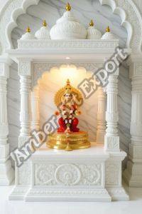 Plain Marble Temples, Color : Creamy, White Multisize