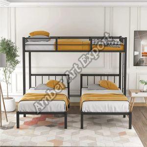 Polished Metal Bunk Beds