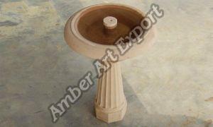 Sandstone Bird Bath Standard for Garden Use, Outdoor
