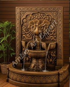 Polished Sandstone Garden Fountain, Design : Antique