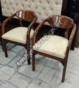 Polished Solid Wood Dining Chairs for Hotel, Home, Restaurant