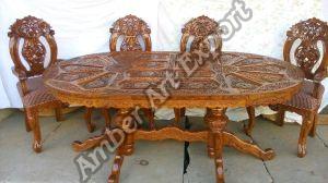Solid Wood Dining Tables, Color : Brown for Restaurant, Hotel, Home