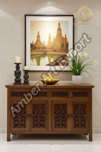 Plain Solid Wood Side Boards, Brand Name : Amber