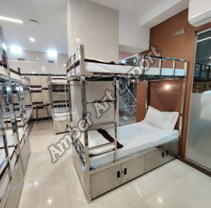 Polished Steel Bunk Bed, Brand Name : Amber for Living Room, Bedroom