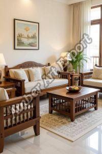 Teak Wood Luxury 7 Seater Sofa Set